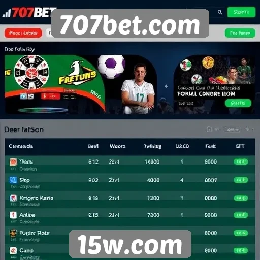 Comparativo das odds oferecidas pelo 707bet em jogos populares